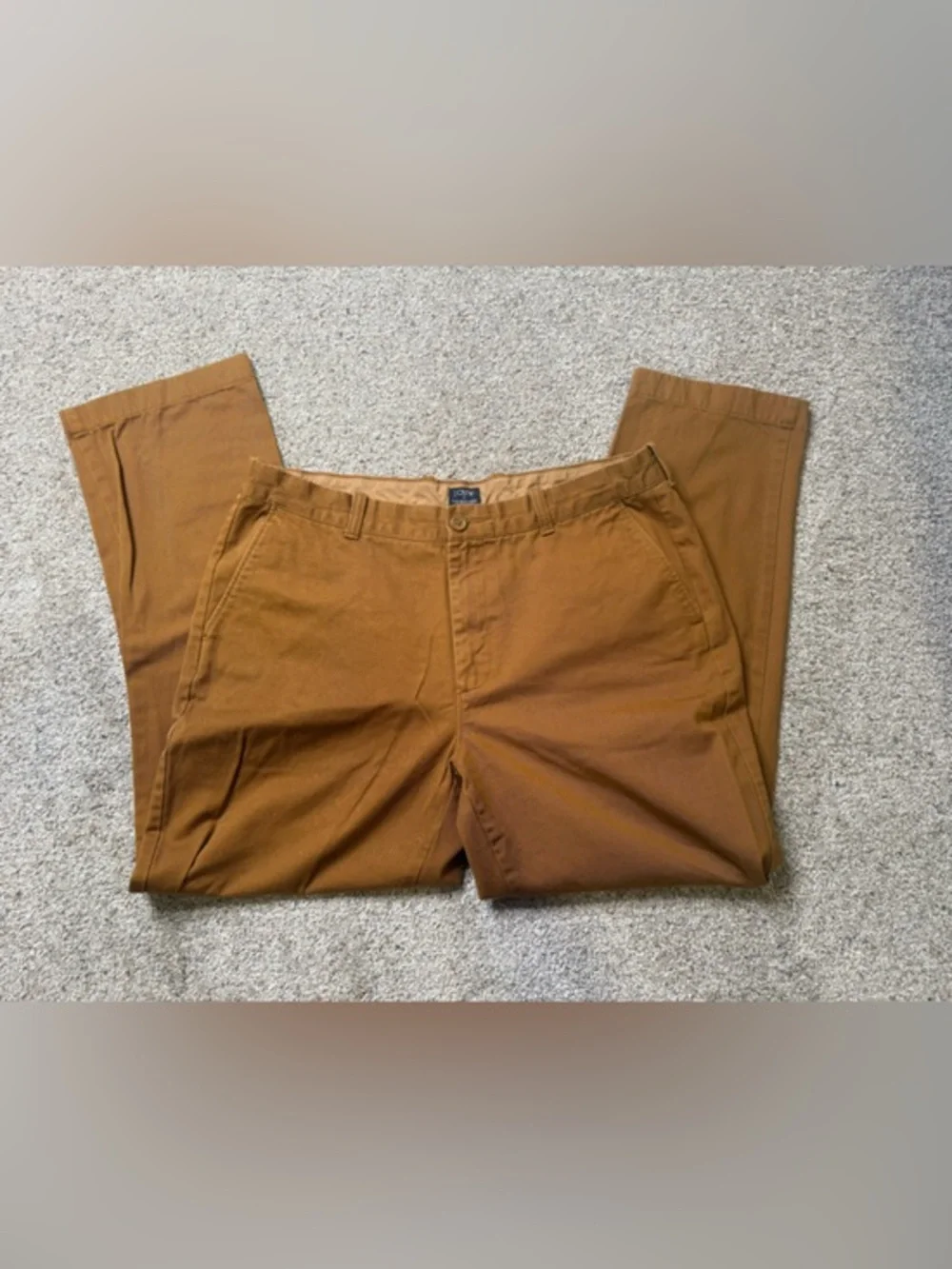 J. Crew Men's The Bleecker Chino Pants - Caramel Brown 36x30